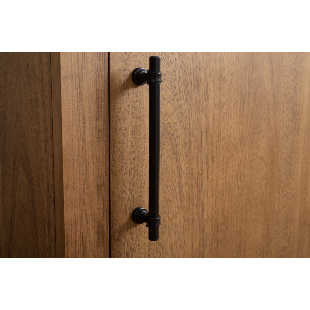Vanity Art Bathroom Vanity With Sink, Tan, 48" Single, Black Limestone Top