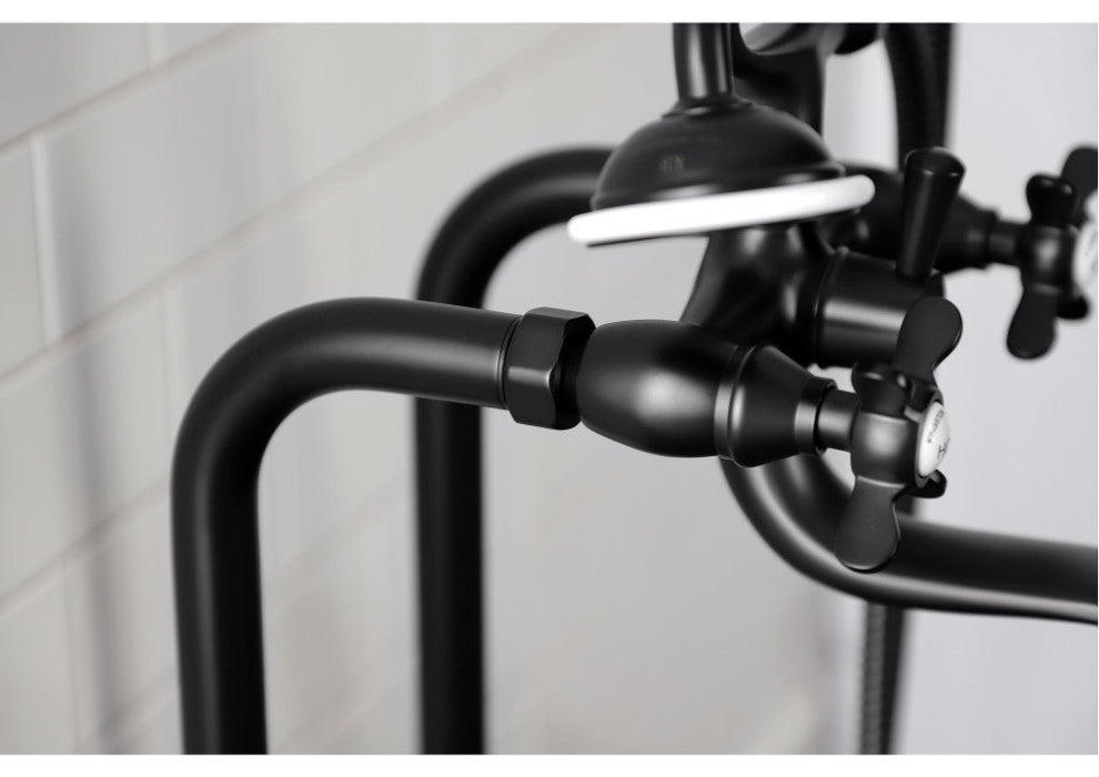 CCK246K0 Freestanding Tub Faucet Package With Supply Line, Matte Black