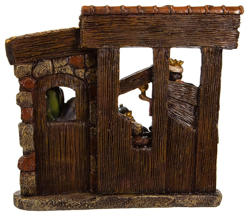 Kurt Adler 10" Resin Nativity Scene Table Piece