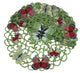 Butterflies 12" Round Doily, Set of 4