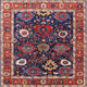 Ahgly Company Indoor Square Mid-Century Modern Area Rugs, 8' Square