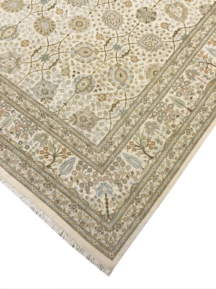 Grayson Ivory Hand-Knotted Rug, 8''3x13''7