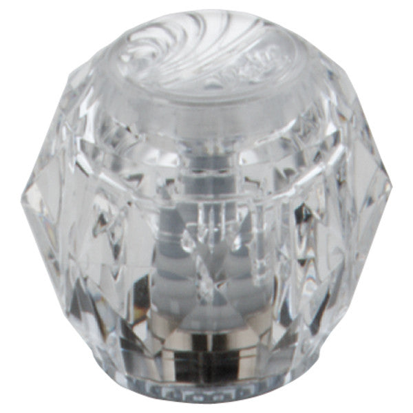 Delta Knob Handle, Clear
