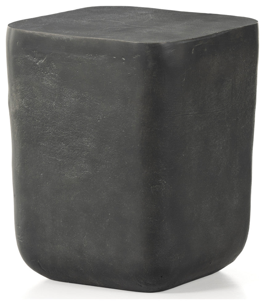 Basil Outdoor Square Drink Table-Grey