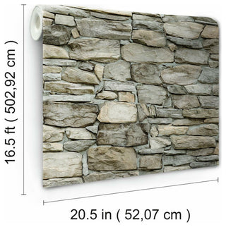 Stone Peel & Stick Wallpaper