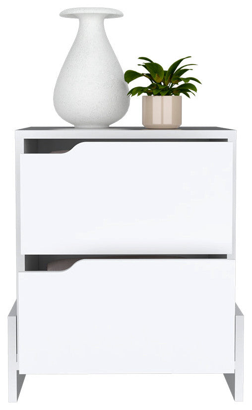 Nightstand Brookland, Bedroom, White