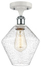 Innovations 516-1C-WPC-G654-8-LED Semi-Flush Mount, White/Polished Chrome