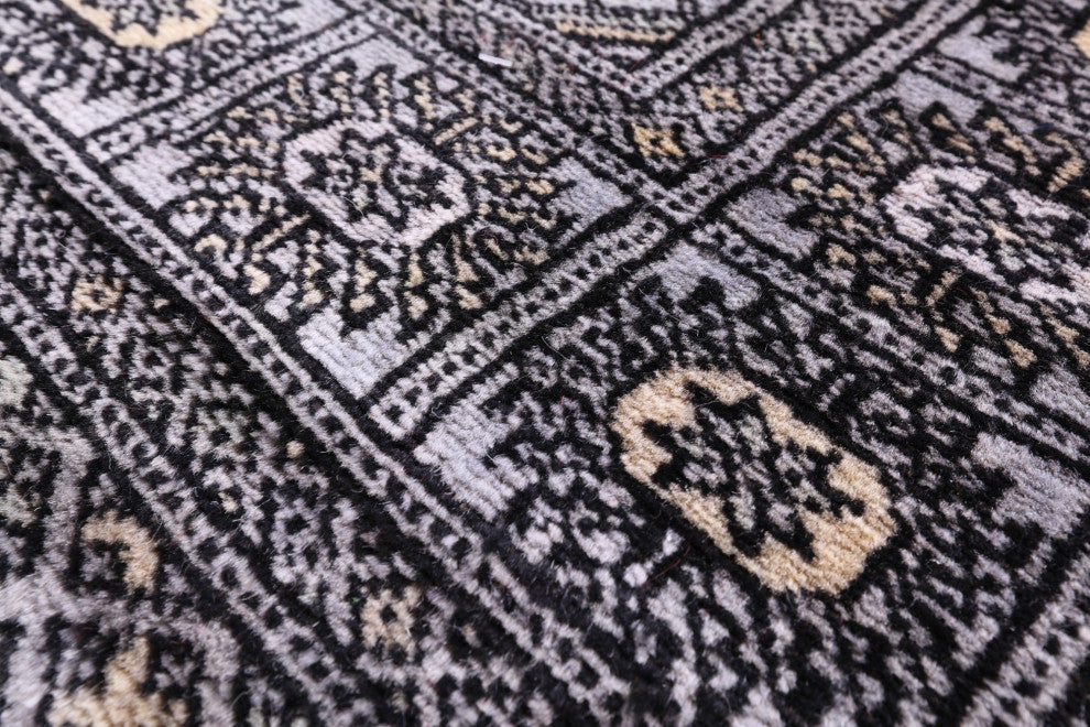 Hand-Knotted Signed Silky Bokhara Wool Rug 3' 3" X 5' 0" - Q13799