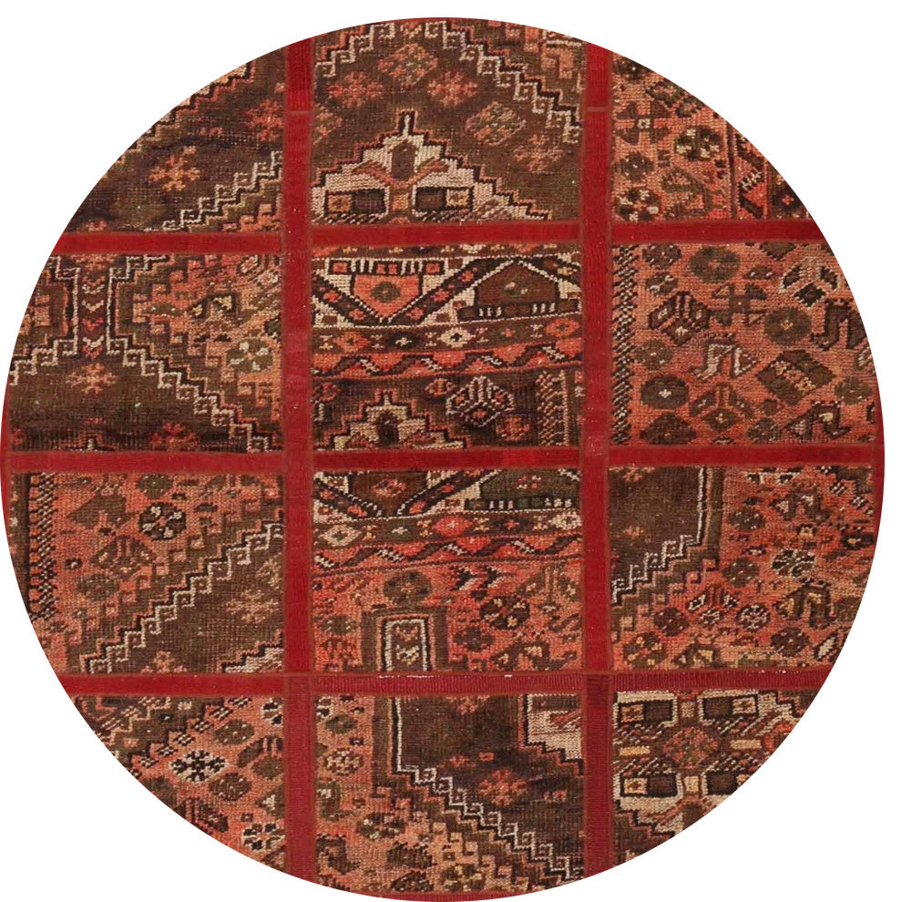 Ahgly Company Indoor Round Traditional Area Rugs, 3' Round
