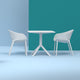 Compamia Sky Outdoor Bistro 3-Piece Set, White