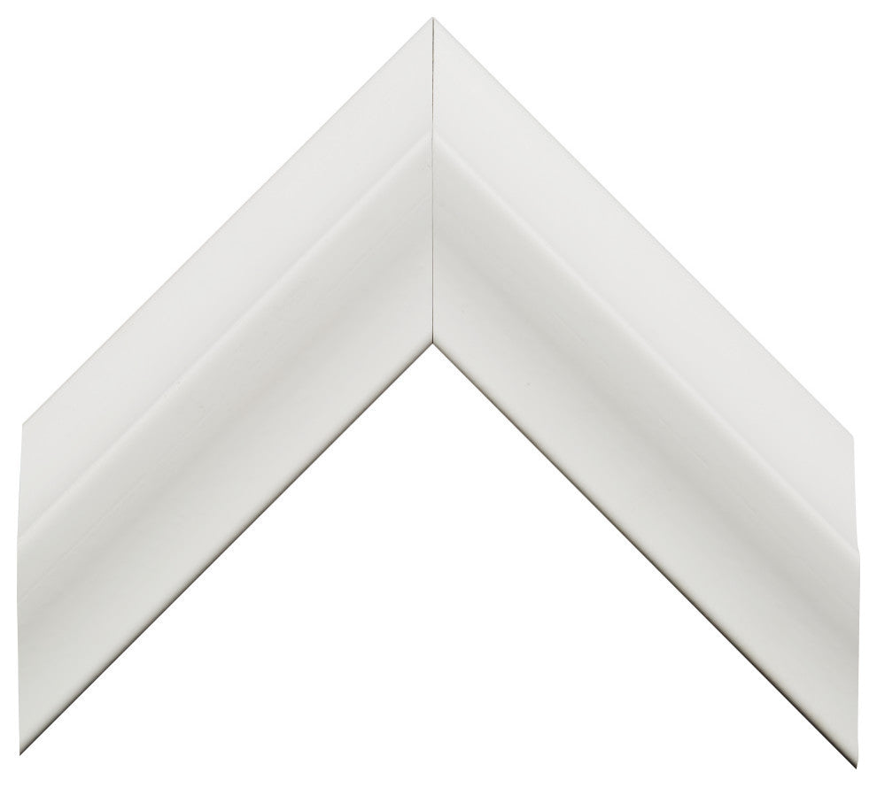 Woodford Framed Wall Mirror, White, 28" X 54"