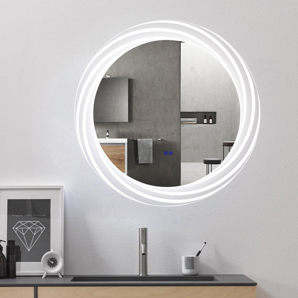 CHLOE Lighting SPECULO Back Lit LED Mirror 6000K, Daylight White, 30"