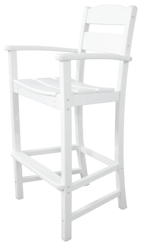 Ivy Terrace Classics Bar Arm Chair, White