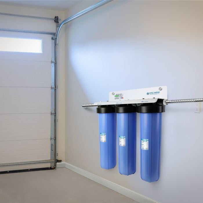 APEC 20" BB Whole House Iron, Sediment and Carbon Water Filter System