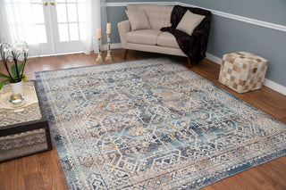 Noori Rug Low-Pile Jerald Blue/Grey Rug