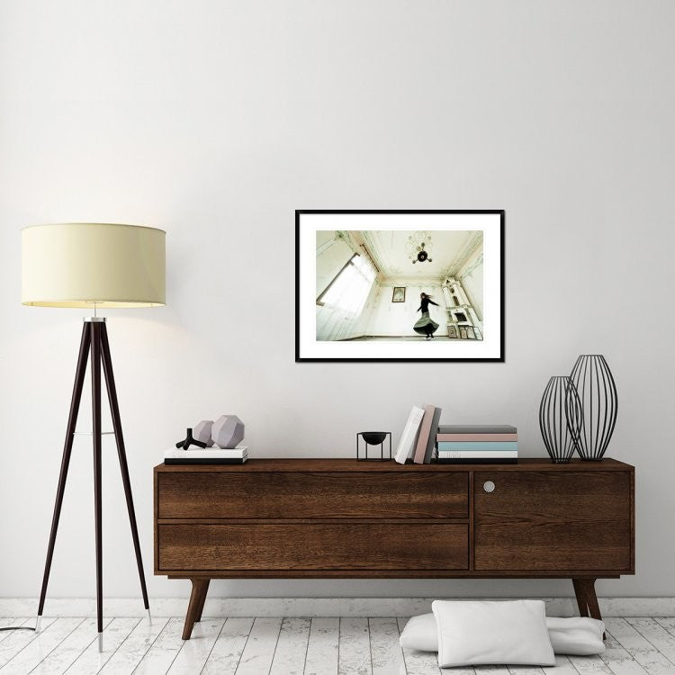 "Dancing Time" Framed Digital Print by Eli Driu, 38"x28"