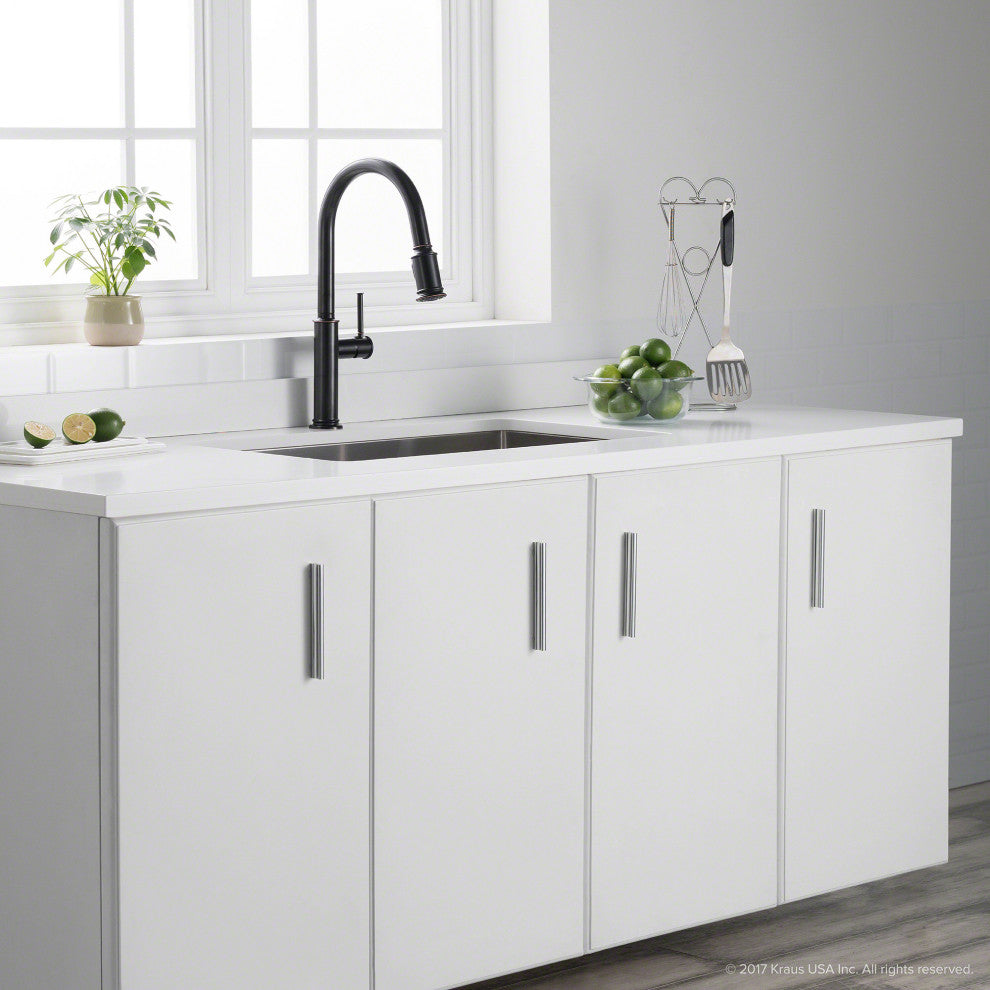 Sellette Pull-Down Kitchen Faucet, Spot-Free Stainless Steel, Soap Dispenser