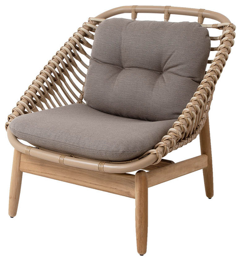 Cane-Line Strington Lounge Chair With Teak Frame, 54020Uaittt