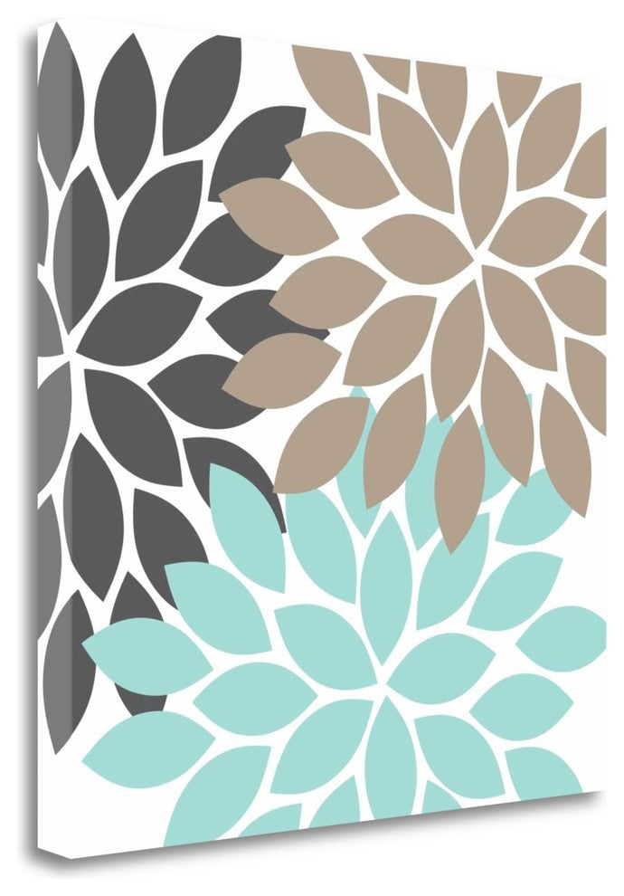 "Flower Trio II" By Tamara Robinson, Giclee Print on Gallery Wrap Canvas
