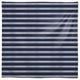 Navy and White Stripes 58x58 Tablecloth