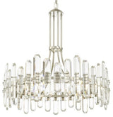 Crystorama BOL-8889-PN, 12-Light Chandelier, Polished Nickel