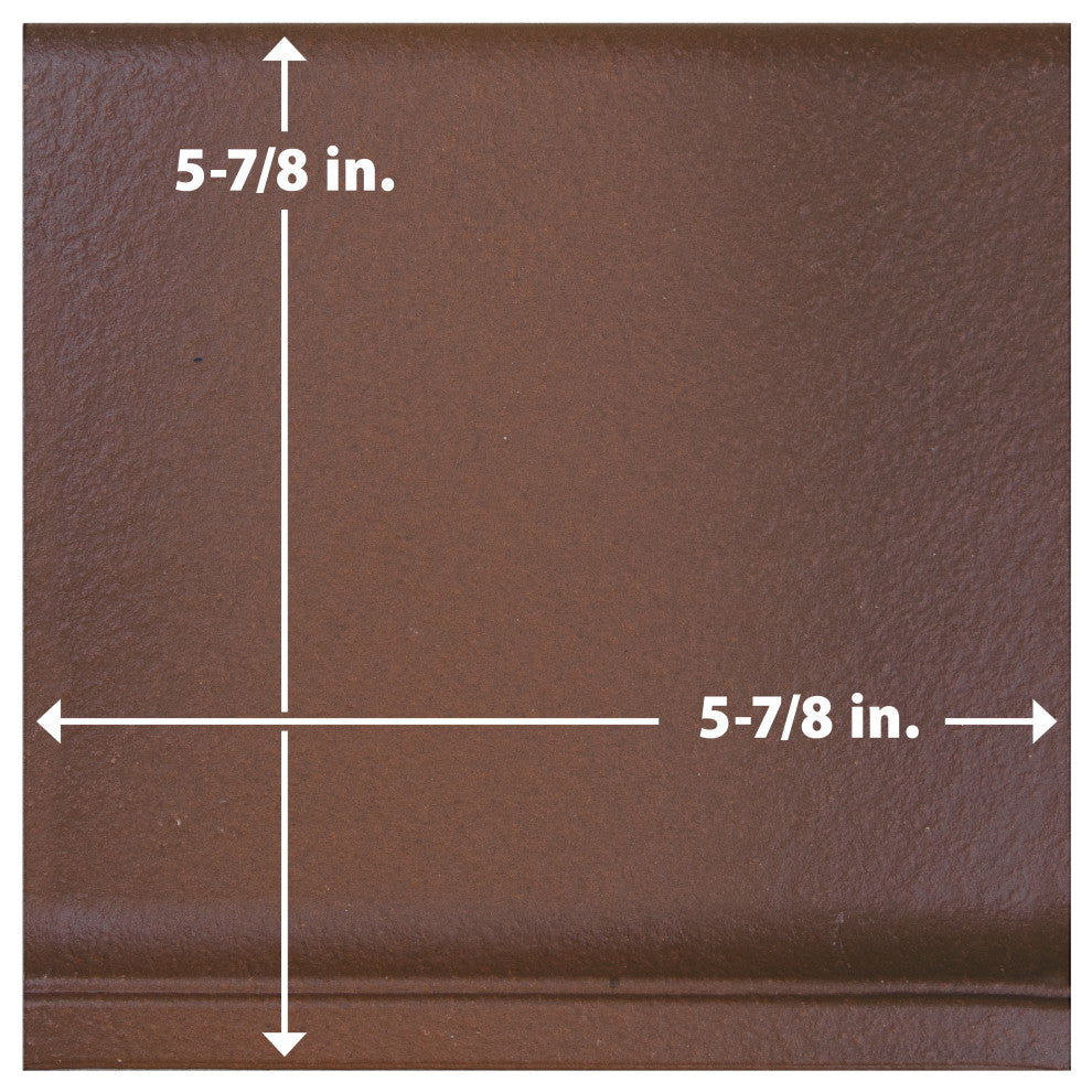 Quarry Cove Base Flame Red II Ceramic Floor and Wall Trim