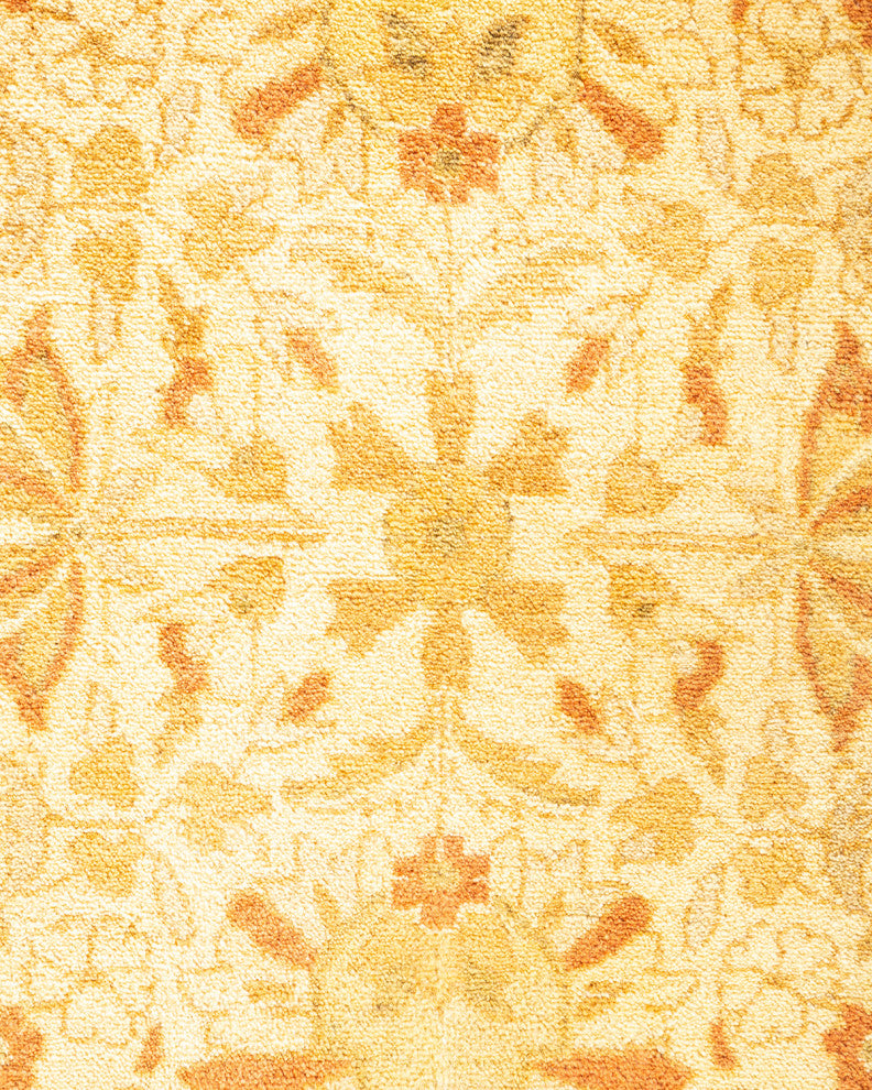 Sah One-of-a-Kind Hand-Knotted Area Rug Ivory, 9'1"x11'10"