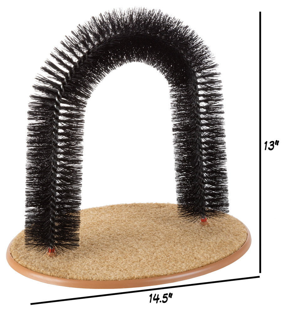 Self Grooming Cat Arch for Healthy Fur by PETMAKER