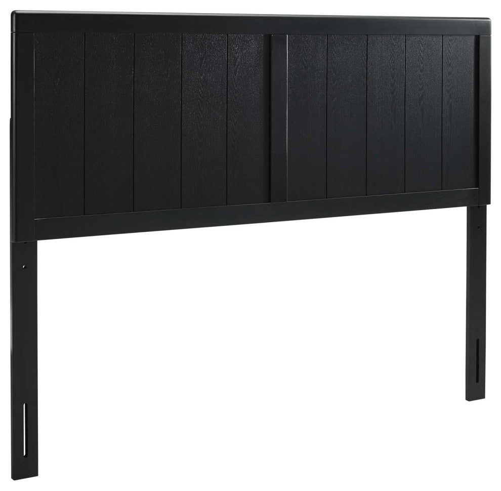 Robbie Twin Wood Headboard Black