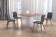 Dining Chair, Set of 2, Fabric, Wood, Gray, Brown, Mid Century Cafe Bistro