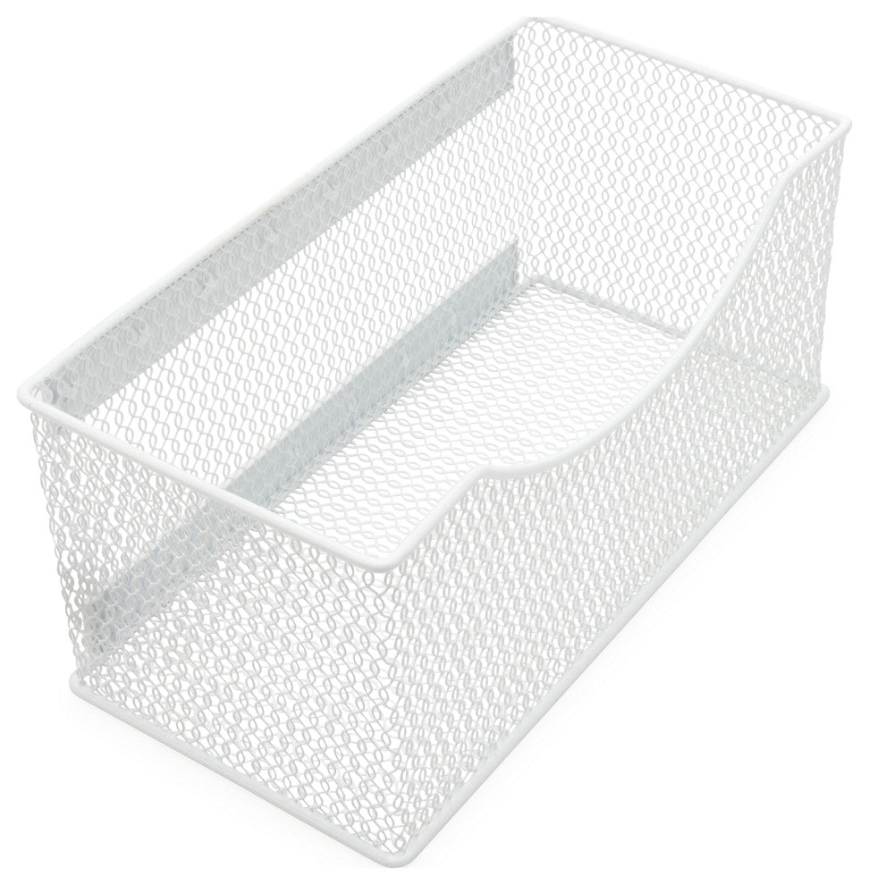 YBM Home Wire Mesh Magnetic Storage Baskets for Home Office, Set of 4
