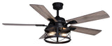 Elburn 52" Ceiling Fan in Black