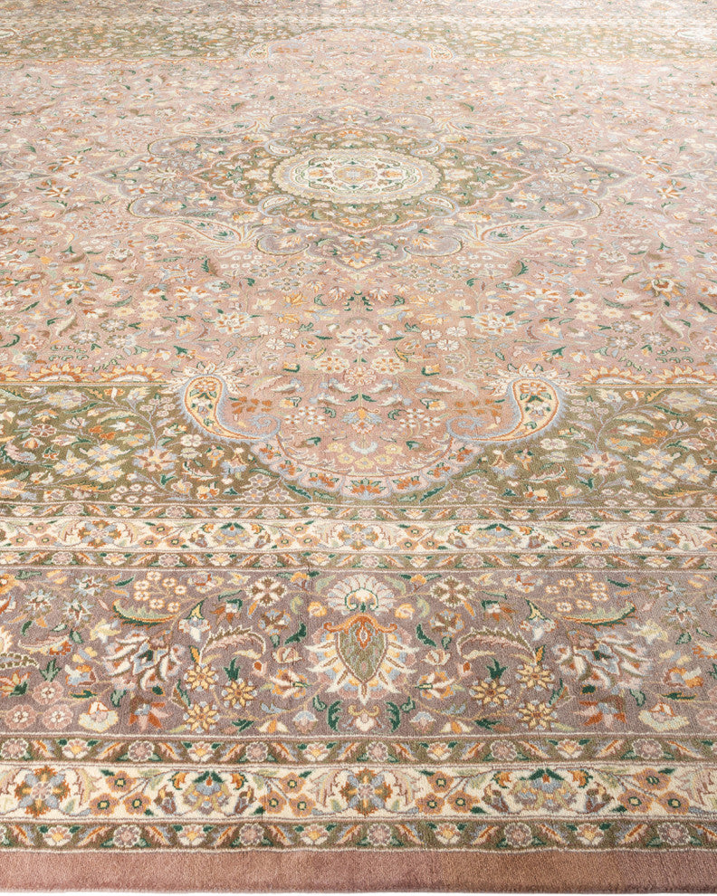 Mogul, One-of-a-Kind Hand-Knotted Area Rug Beige, 12' 0" x 17' 9"