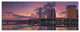 Tokyo Sky Tree and Sumida River, Landscape Canvas Art Print, 70"x28", 6 Panels