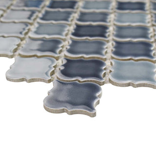 Hudson Tangier Mosaic Floor and Wall Tile, Stillwater