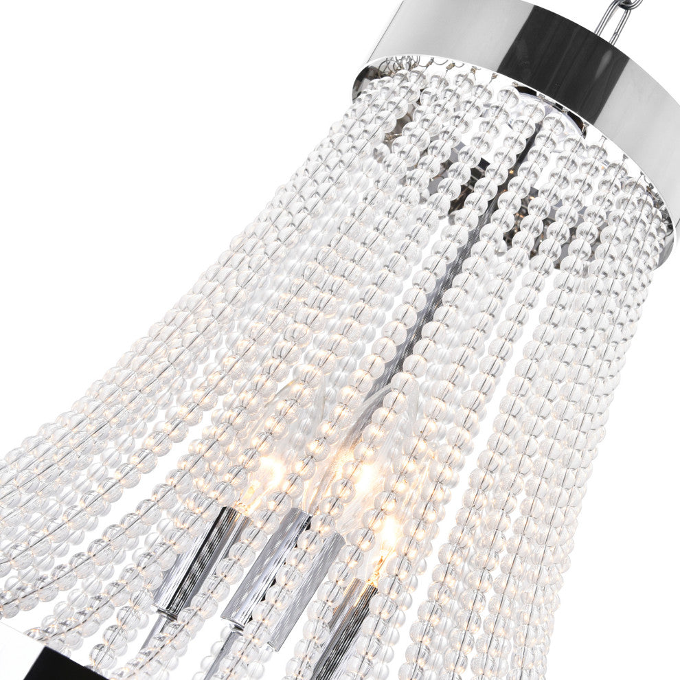 Vast 3 Light Chandelier With Chrome Finish