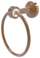 Pacific Beach Towel Ring, Brushed Bronze