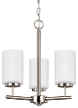 Generation Lighting 31160 Oslo 3 Light 15"W Chandelier - Brushed Nickel