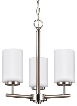 Generation Lighting 31160 Oslo 3 Light 15"W Chandelier - Brushed Nickel