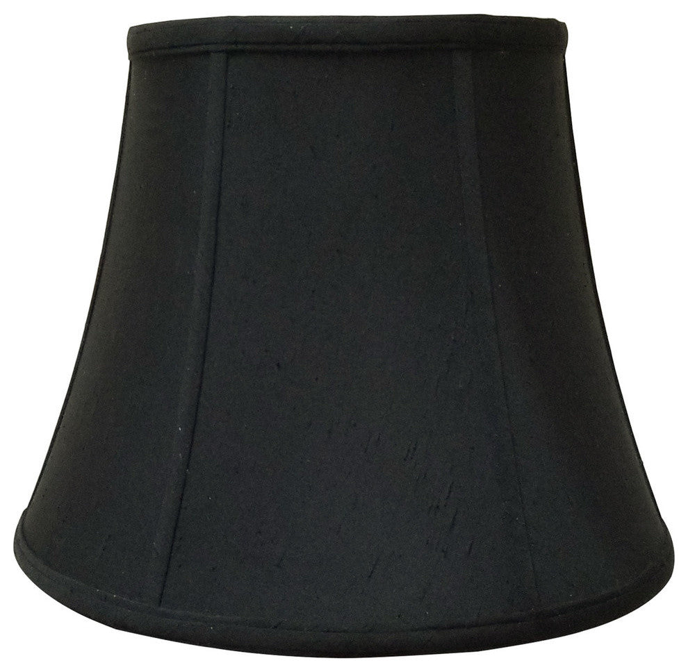 Royal Designs Modified Bell Lampshade, Black, 6.5x10x8.5, Washer