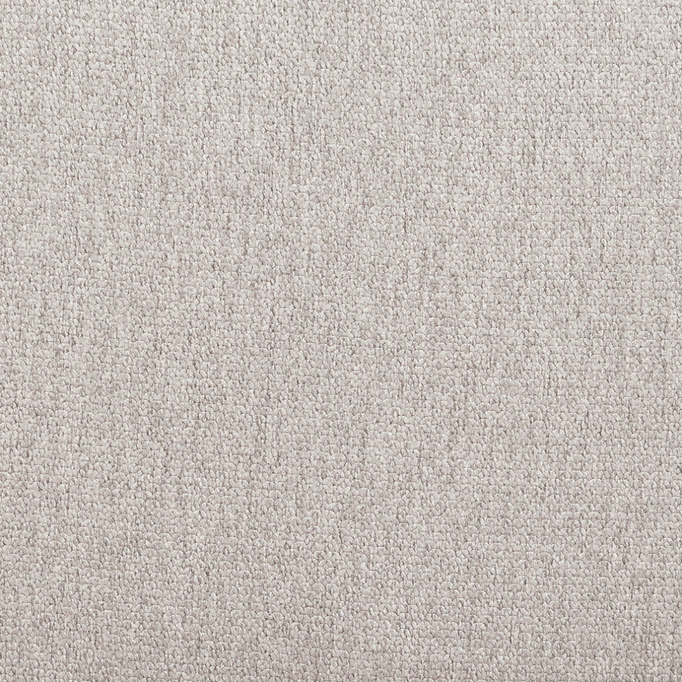 Stancoste Swivel Bar Stool in Brown Oak Wood Finish with Taupe Fabric