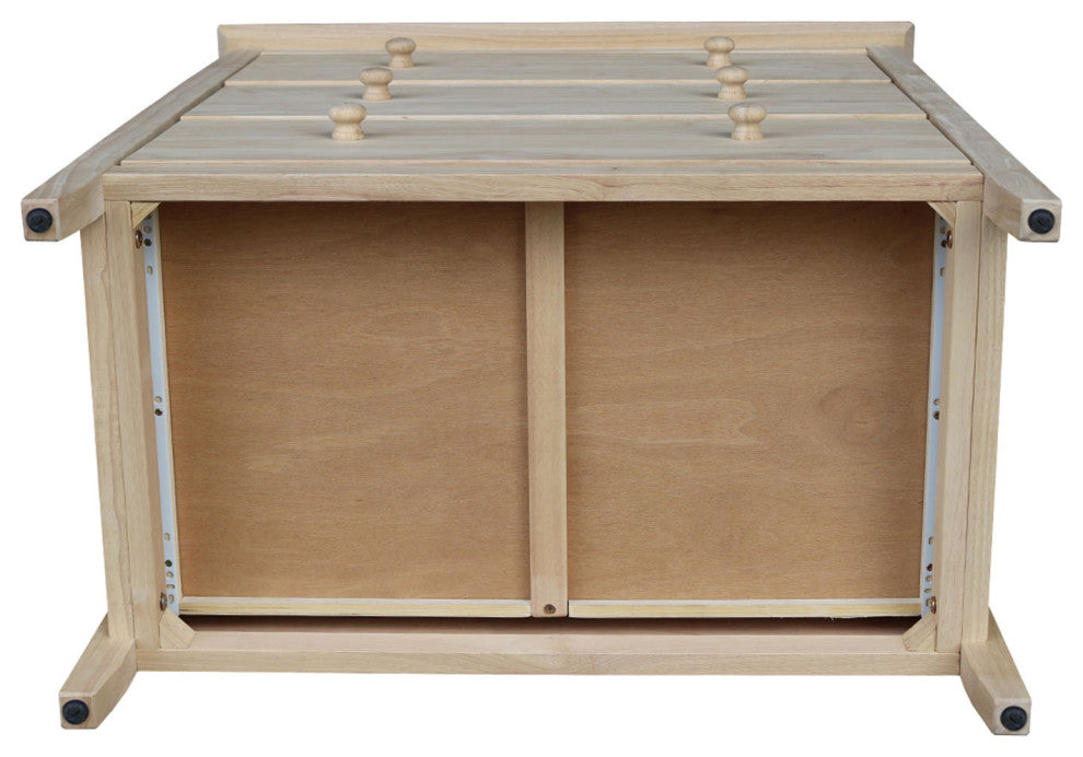 Solid Wood Dresser Chest With 3 Drawers