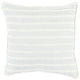 Surya Willow Cream Pillow Shell With Down Insert 20"H X 20"W
