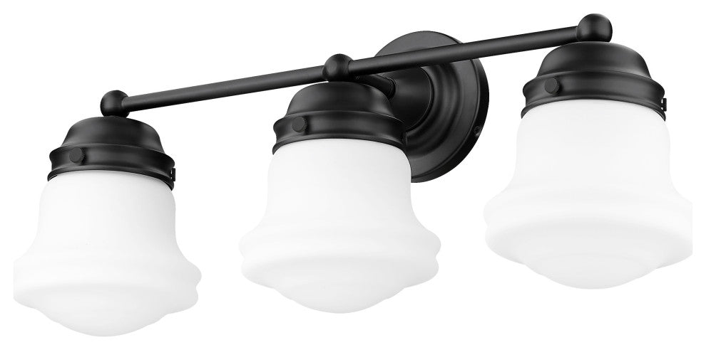 Zlite 735-3V-MB 3-Light Vanity, Matte Opal
