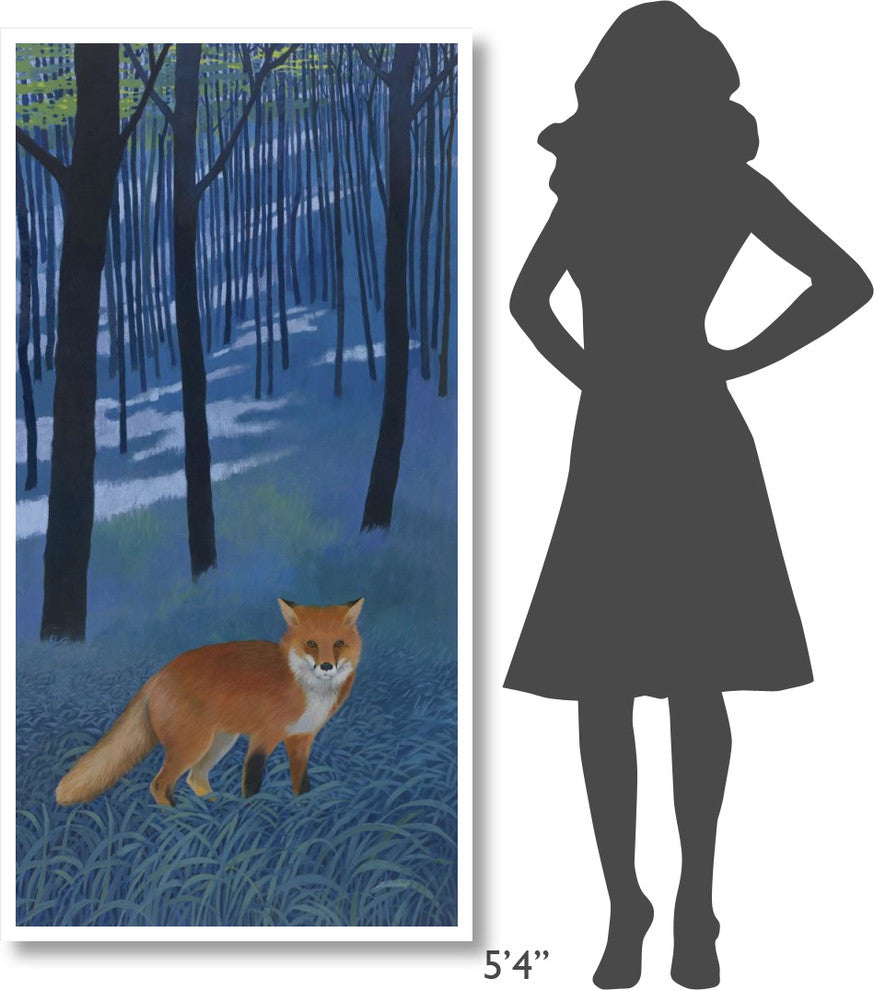 "The Edge of the Woods Crop" Digital Paper Print by Kathrine Lovell, 32"x62"