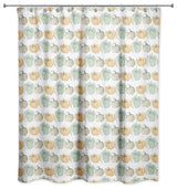Watercolor Pumpkins 71x74 Shower Curtain