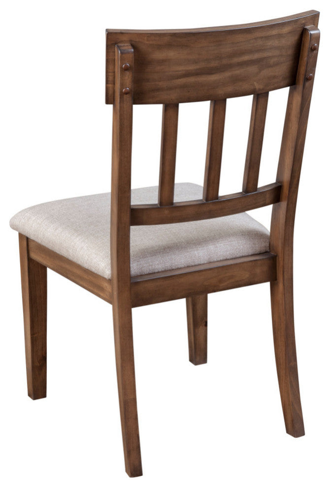 Donham Set of 2 Side Chairs, Brown