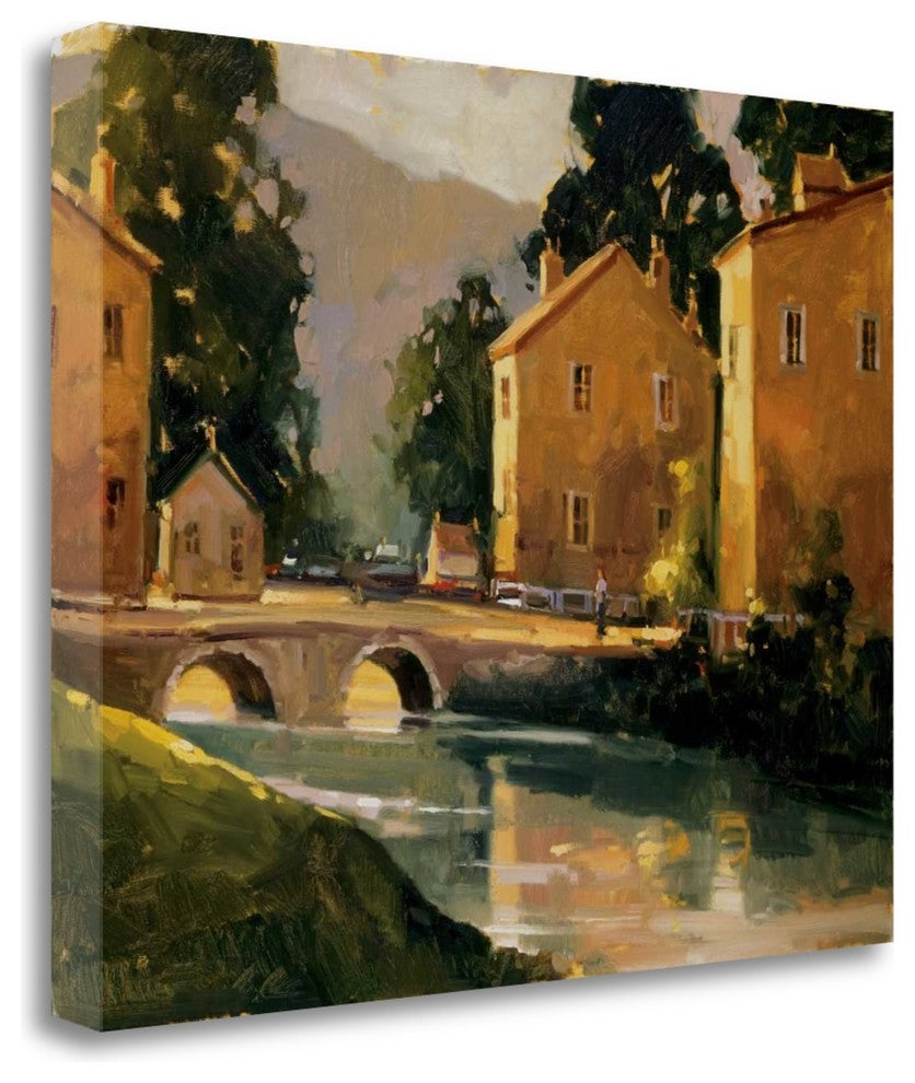 "English Morning" By Ted Goerschner, Giclee Print on Gallery Wrap Canvas