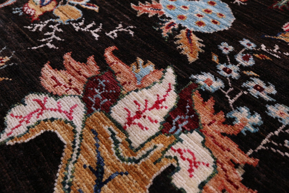 Persian Tabriz Hand-Knotted Wool Rug 6' 9" X 9' 10" - Q12749