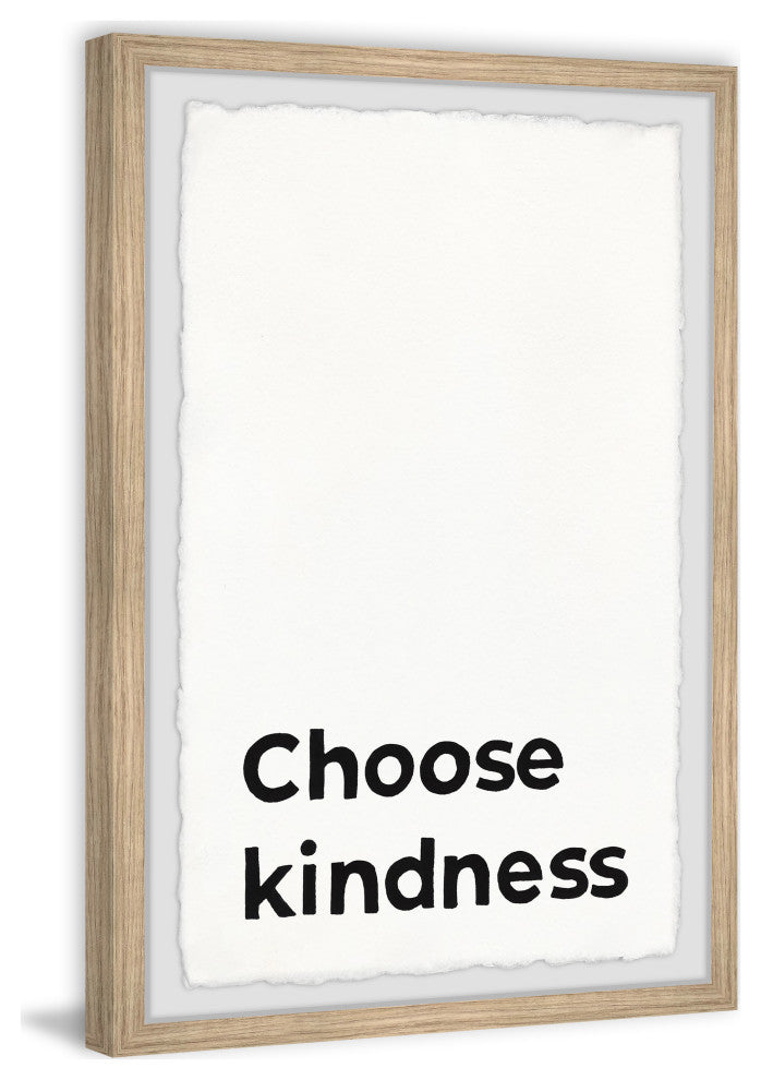 "Choose Kindness II" Framed Painting Print, 12x18